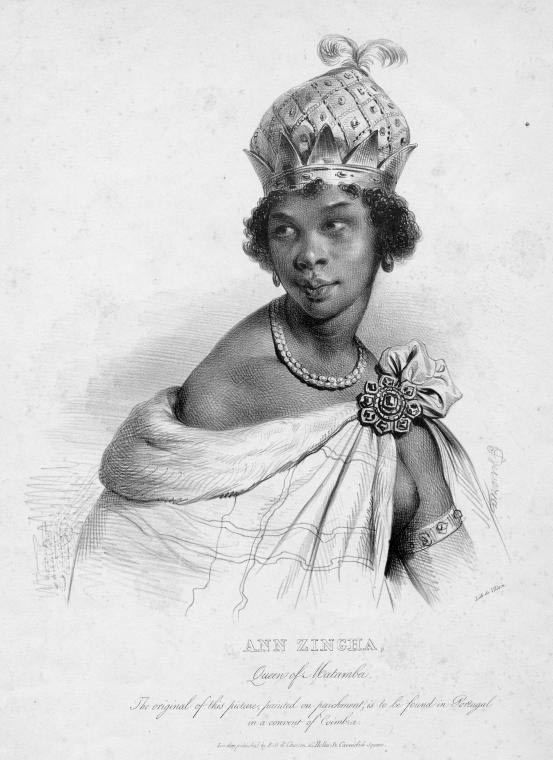 Women in History - Drawing of Queen Nzinga