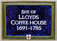 Plague for Lloyd's Coffee House - strange history of coffee includes insurance?

